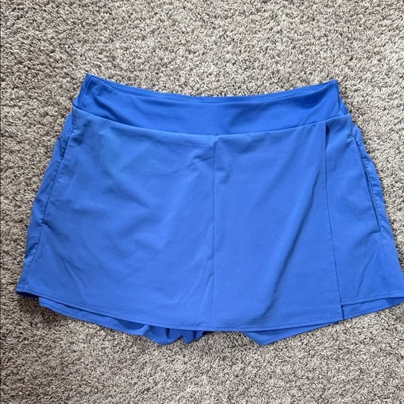 Avia Women's Vibrant Blue Athletic Skort - Picture 5 of 9